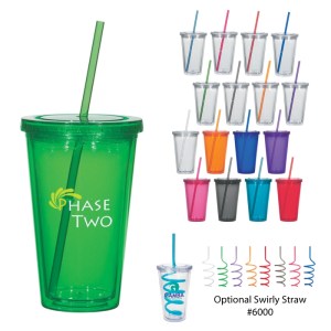 16 oz double wall acrylic tumbler